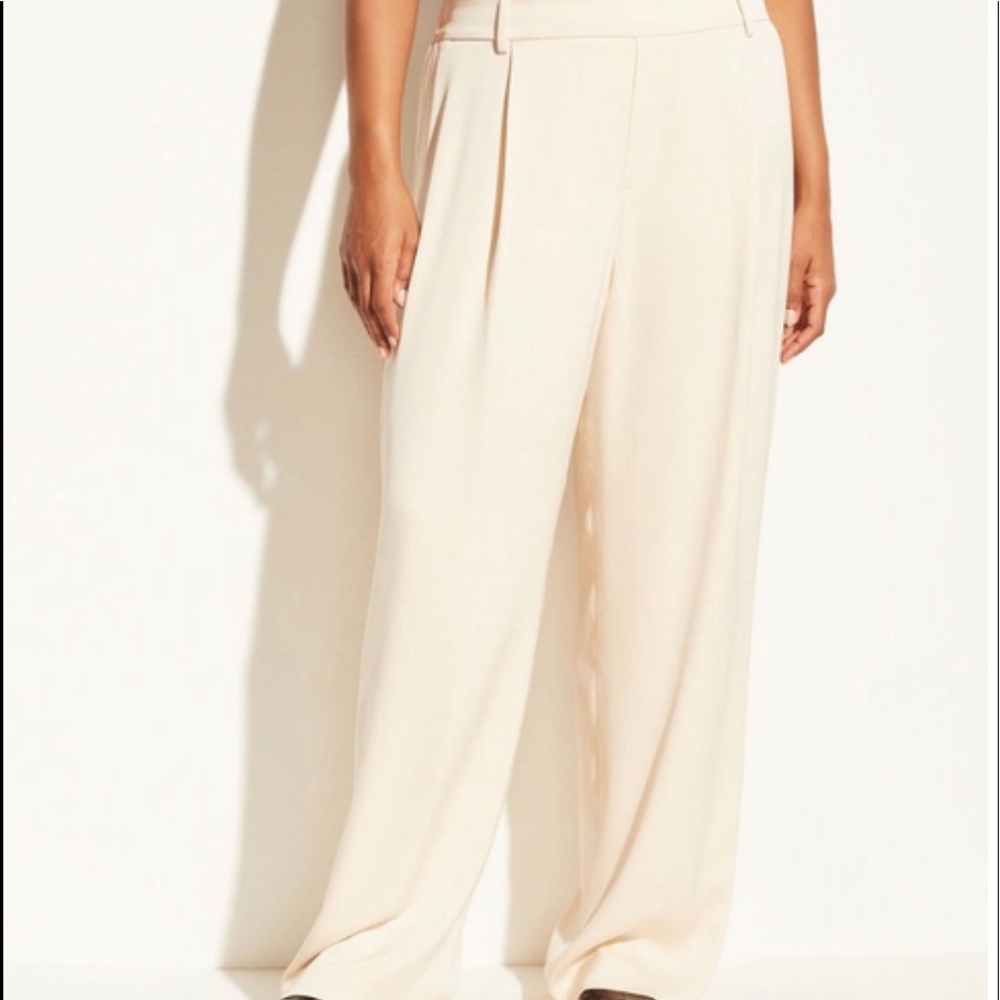 Vince wide leg pull in pants